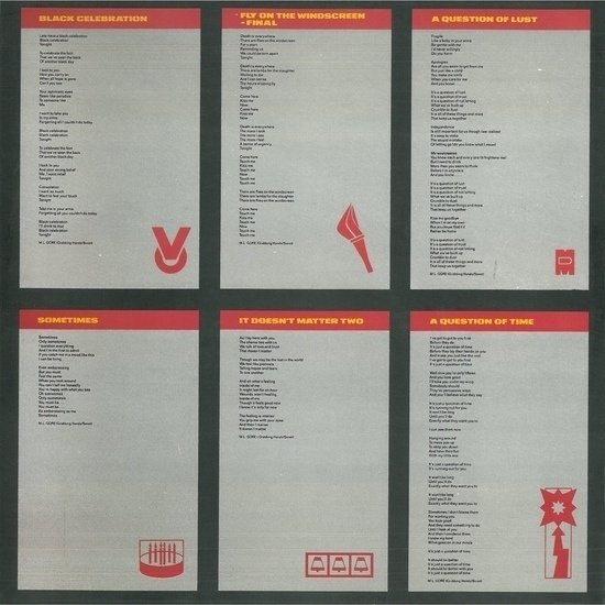 Cover zu Depeche Mode - Black Celebration | 1986 | Vinyl | Electronic | UK Schallplatten Ankauf