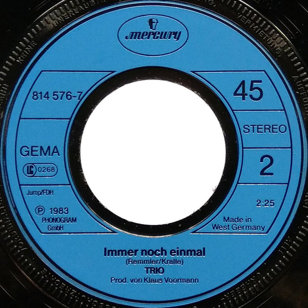 Cover zu Trio - Turaluraluralu - Ich Mach BuBu Was Machst Du | 1983 | Vinyl, 7
