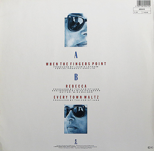 Cover zu The Christians - When The Fingers Point | 1987 | Vinyl | Electronic, Funk / Soul | Germany