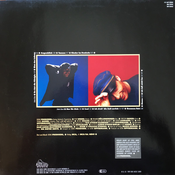 Cover zu Bernie Prodoehl - Du Bist Die Königin | 1989 | Vinyl | Pop | Germany