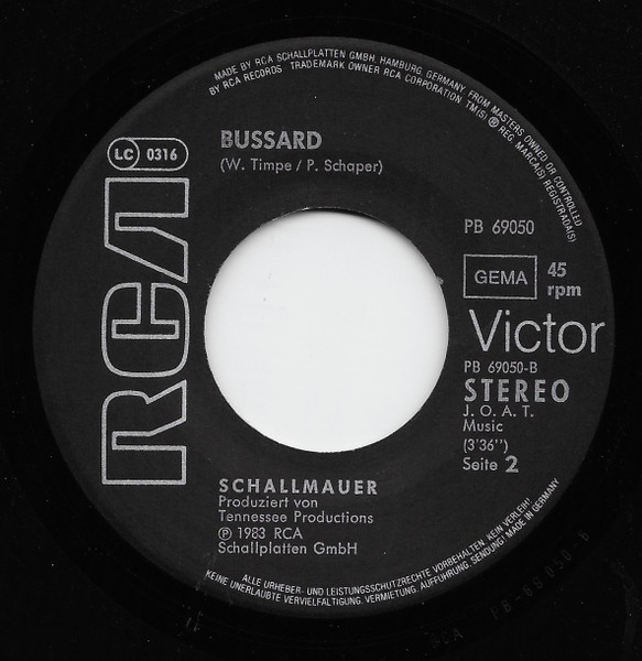 Cover zu Schallmauer - Guten Abend, Gute Nacht - Letzte Nachrichten | 1983 | Vinyl | Rock, Pop | Germany Schallplatten Ankauf