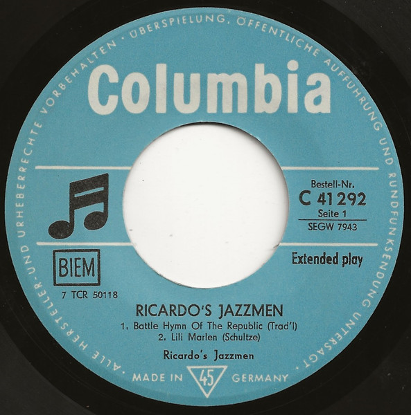 Cover zu Ricardo's Jazzmen - Ricardo's Jazzmen | Vinyl | Jazz | Germany Schallplatten Ankauf