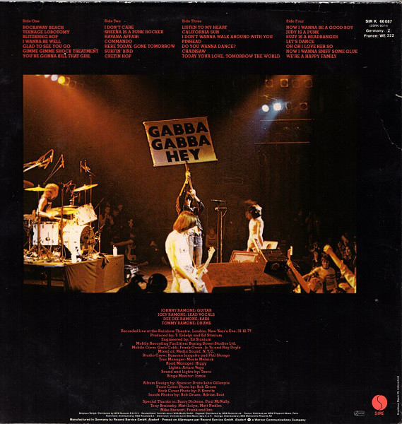 Cover zu Ramones - It's Alive | Vinyl, LP, Album, Repress | Rock | Europe