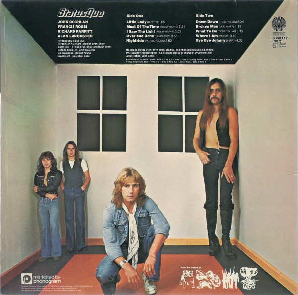 Cover zu Status Quo - On The Level | 1975 | LP, Album, Gat | Rock | Germany Schallplatten Ankauf