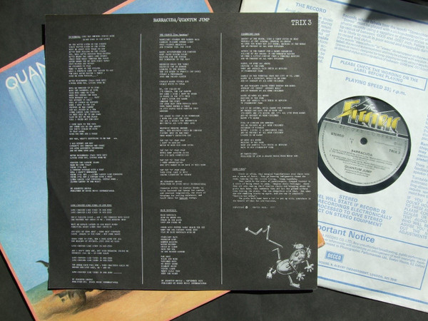 Cover zu Quantum Jump - Barracuda | 1977 | Vinyl, LP, Album, Stereo | Jazz, Rock, Funk / Soul | UK