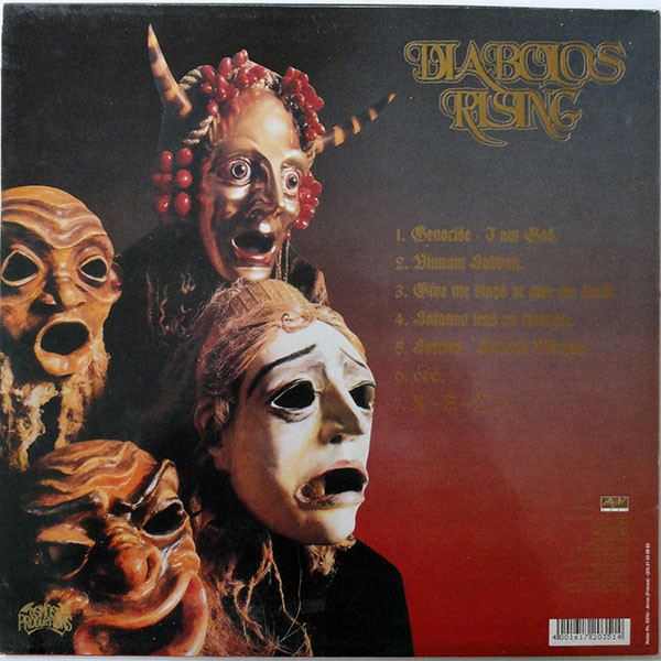 Cover zu Diabolos Rising - 666 | 1994 | Vinyl | Electronic, Rock | France Schallplatten Ankauf