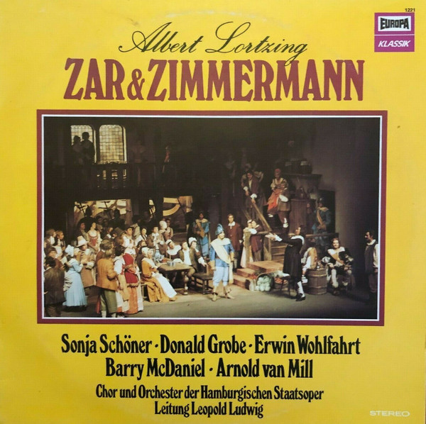 Cover zu Albert Lortzing - Zar & Zimmermann | 1974 | Vinyl | Classical | Germany