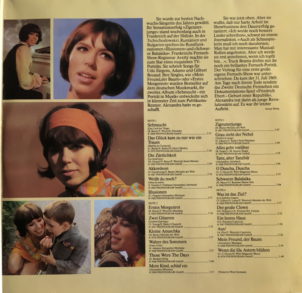 Cover zu Alexandra (7) - Star + Stimme (Alle Ihre Schönsten Lieder) | 1980 | Vinyl | Pop | Germany