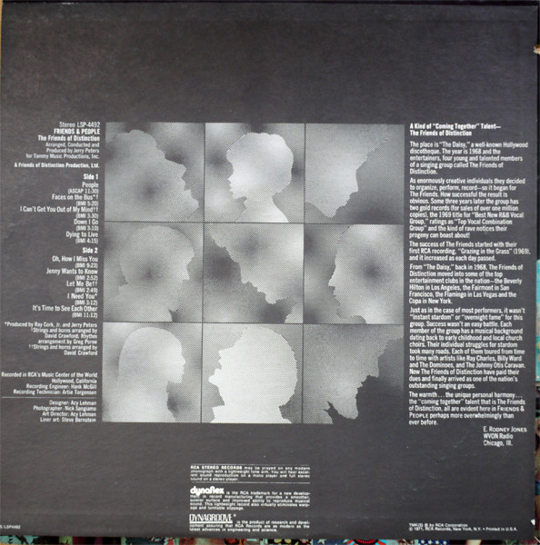 Cover zu The Friends Of Distinction - Friends & People | 1971 | Vinyl | Funk / Soul | US