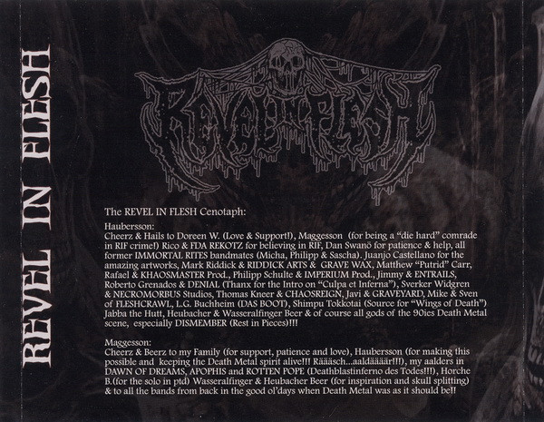Cover zu Revel In Flesh - Deathevokation | 2012 | CD, Album | Rock | Germany