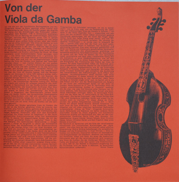 Cover zu Agostino Steffani, Arcangelo Corelli, Johann Schenk, Johann Hugo Von Wilderer - Düsseldorf (Am Hofe Jan Wellems) | 1971 | Vinyl | Classical | Germany