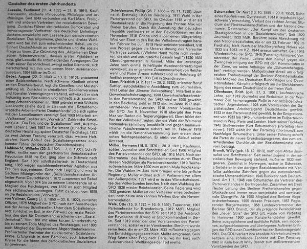 Cover zu Rudolf Maerker - 100 Jahre SPD (Ein Jahrhundert Deutscher Geschichte 1863 Bis 1963) | 1963 | Vinyl | Non-Music, Stage & Screen | Germany