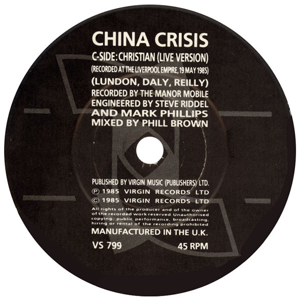 Cover zu China Crisis - You Did Cut Me | 1985 | Vinyl | Electronic | UK