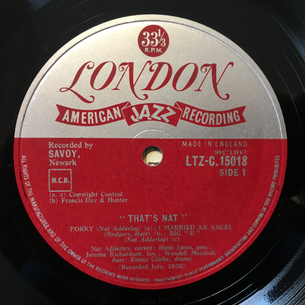 Cover zu Nat Adderley -