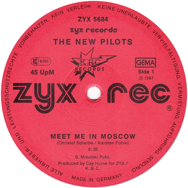 Cover zu The New Pilots - Meet Me In Moscow | 1987 | Vinyl | Electronic | Germany