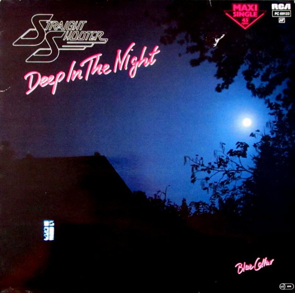 Cover zu Straight Shooter - Deep In The Night / Blue Collar | 1984 | Vinyl | Electronic, Rock | Germany Schallplatten Ankauf