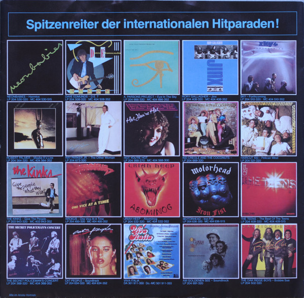 Cover zu Various - Super 20 - Hit Disco '82 | 1982 | Vinyl, LP, Compilation | Electronic, Rock | Germany