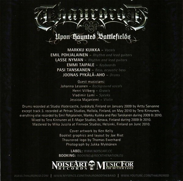 Cover zu Thaurorod - Upon Haunted Battlefields | 2010 | CD, Album | Rock | Austria