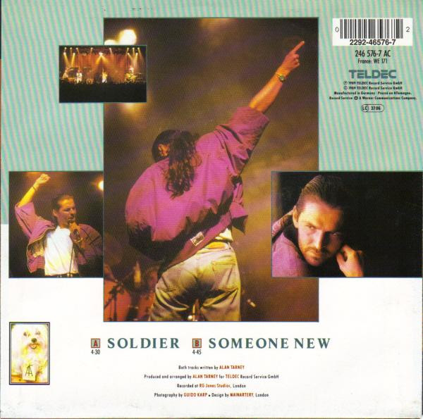 Cover zu Thomas Anders - Soldier | 1989 | Vinyl | Electronic, Pop | Europe