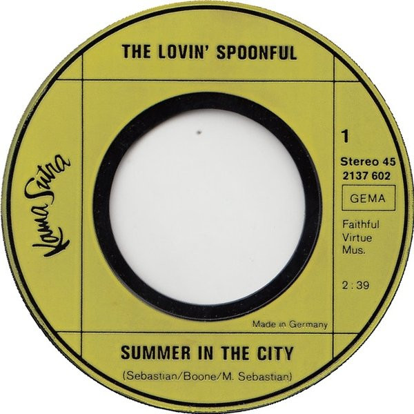 Cover zu The Lovin' Spoonful - Die Grossen Vier Von The Lovin' Spoonful | 1975 | Vinyl | Rock, Pop | Germany