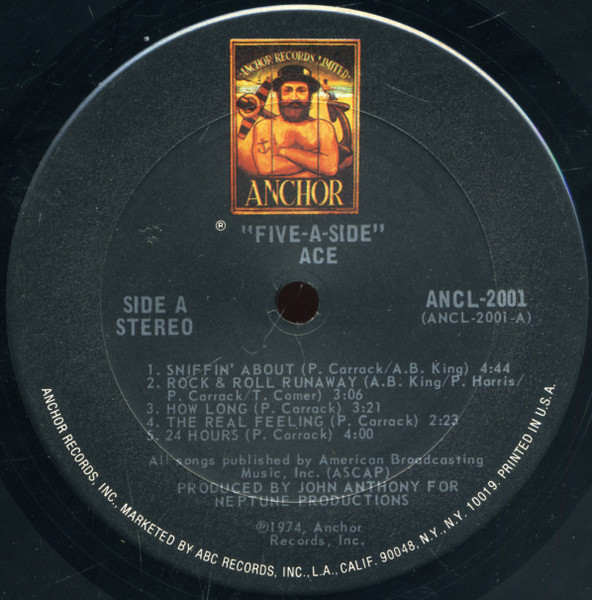 Cover zu Ace (7) - Five-A-Side | 1975 | Vinyl | Rock | US