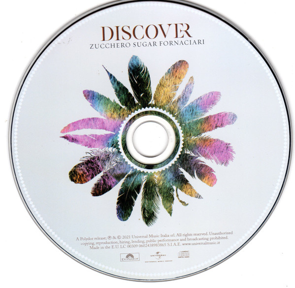Cover zu Zucchero - Discover | 2021 | CD, Album | Funk / Soul, Pop | Italy