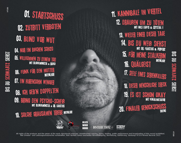 Cover zu Schwartz (3) - Bis Du Schwartz Siehst | 2015 | CD, Album, Limited Edition | Hip Hop | Germany Schallplatten Ankauf