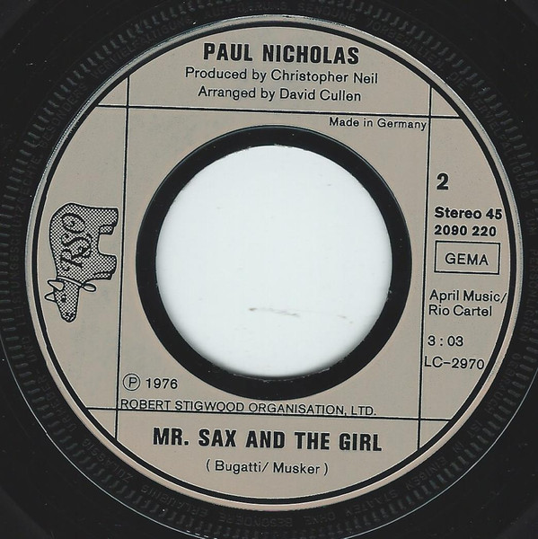 Cover zu Paul Nicholas - Grandma's Party | 1977 | Vinyl, 45 RPM, 7