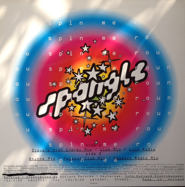 Cover zu Spangle - You Spin Me Round | 1995 | Vinyl | Electronic | Netherlands Schallplatten Ankauf