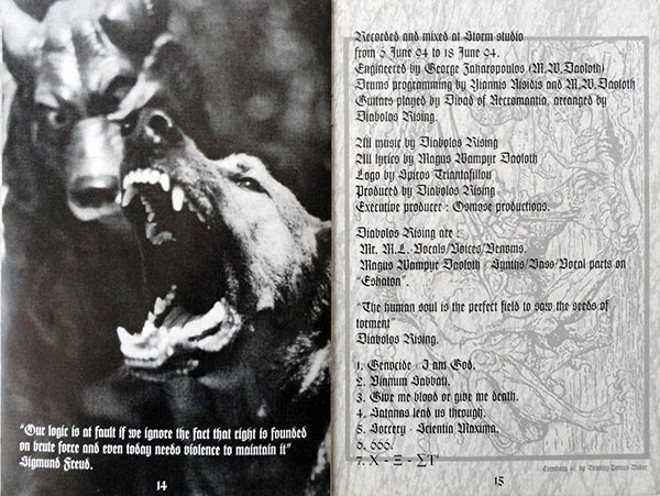 Cover zu Diabolos Rising - 666 | 1994 | Vinyl | Electronic, Rock | France
