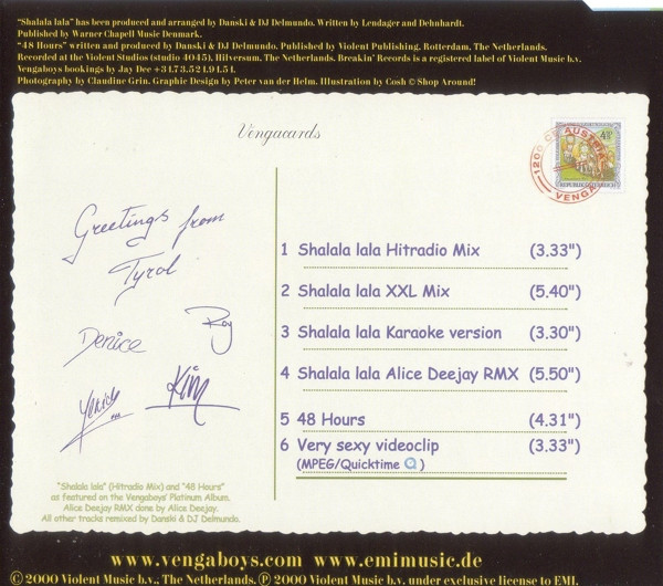 Cover zu Vengaboys - Shalala Lala | 2000 | Vinyl | Electronic, Pop | Europe