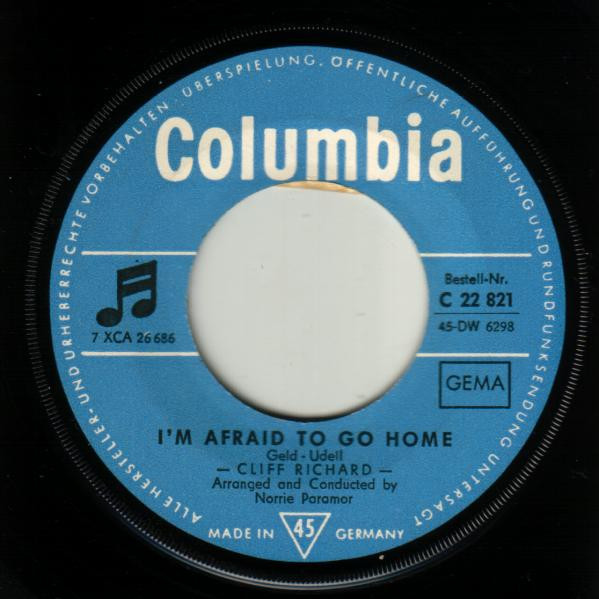 Cover zu Cliff Richard - The Twelfth Of Never / I'm Afraid To Go Home | 1964 | Vinyl | Pop | Germany