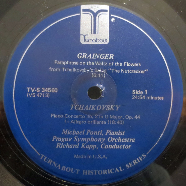 Cover zu Pyotr Ilyich Tchaikovsky - Percy Grainger, Franz Liszt, Michael Ponti, The Prague Symphony Orchestra, Richard Kapp - Piano Concerto No. 2 - Paraphrase On