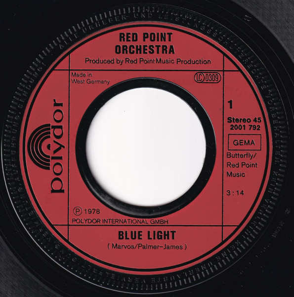 Cover zu Red Point Orchestra - Blue Light | 1978 | Vinyl | Electronic, Pop | Germany Schallplatten Ankauf