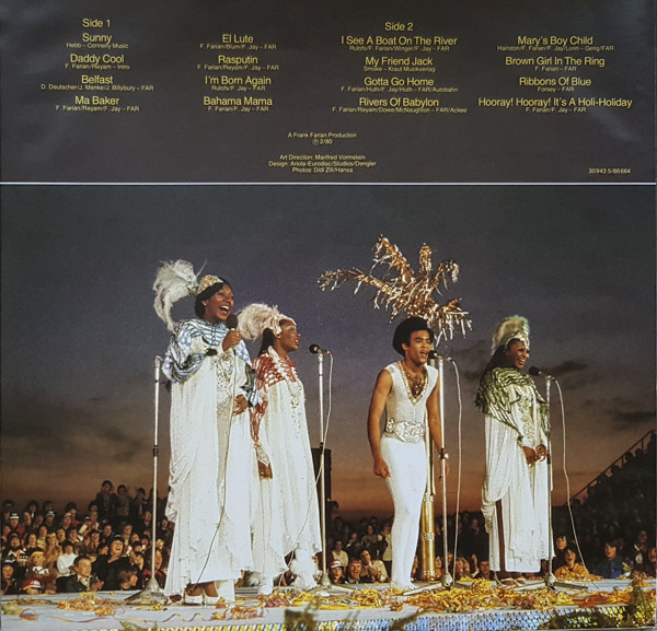 Cover zu Boney M. - Greatest Hits Of Boney M. | 1980 | Vinyl | Electronic, Funk / Soul | Germany