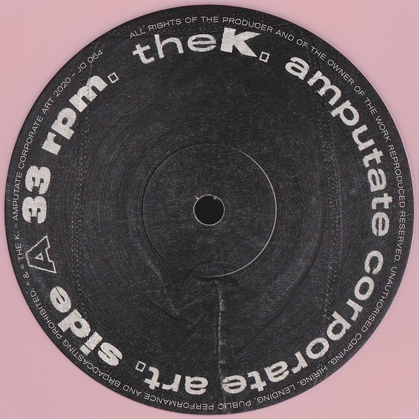 Cover zu The K. - Amputate Corporate Art | 2020 | Vinyl | Rock | Belgium