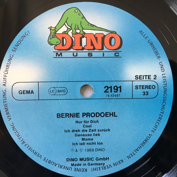 Cover zu Bernie Prodoehl - Du Bist Die Königin | 1989 | Vinyl | Pop | Germany Schallplatten Ankauf