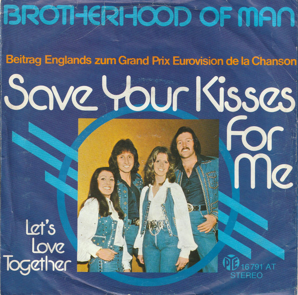 Cover zu Brotherhood Of Man - Save Your Kisses For Me | 1976 | Vinyl | Funk / Soul, Pop | Germany Schallplatten Ankauf