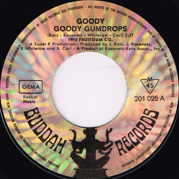 Cover zu 1910 Fruitgum Company - Goody Goody Gumdrops | 1968 | Vinyl | Rock, Pop | Germany Schallplatten Ankauf
