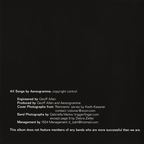 Cover zu Aereogramme - Sleep And Release | 2003 | Vinyl | Rock | UK