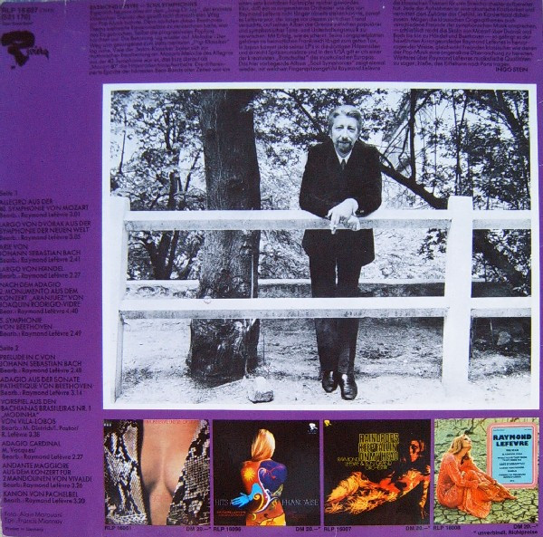 Cover zu Raymond Lefèvre Et Son Grand Orchestre - Soul Symphonies | 1976 | Vinyl | Jazz, Classical | Germany Schallplatten Ankauf
