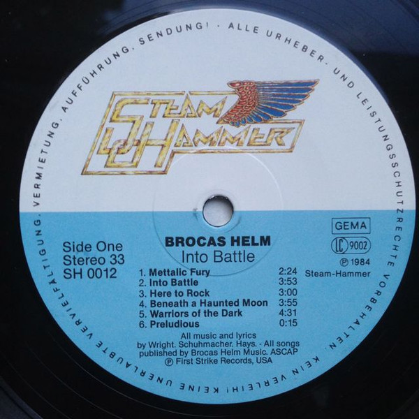 Cover zu Brocas Helm - Into Battle | 1984 | Vinyl | Rock | Germany