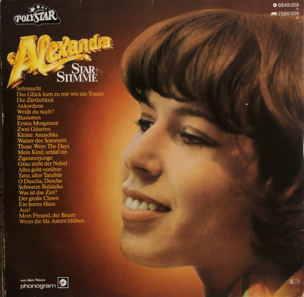 Cover zu Alexandra (7) - Star + Stimme (Alle Ihre Schönsten Lieder) | 1980 | Vinyl | Pop | Germany