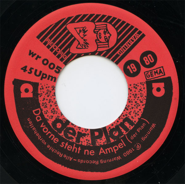 Cover zu Der Plan - Da Vorne Steht Ne Ampel / Rot-Grün-Tot | 1980 | Vinyl, 7