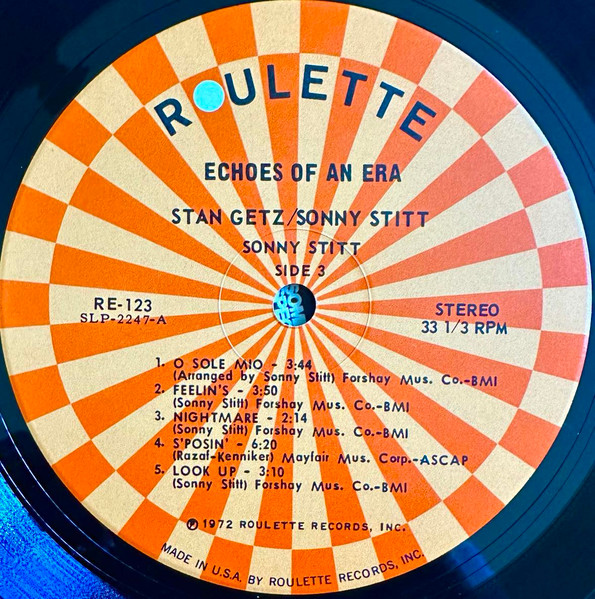 Cover zu Stan Getz / Sonny Stitt - Stan Getz / Sonny Stitt | 1972 | Vinyl, LP, Compilation, Stereo | Jazz | US