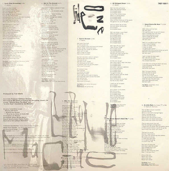 Cover zu Tom Waits - Bone Machine | 1992 | Vinyl | Rock | Europe