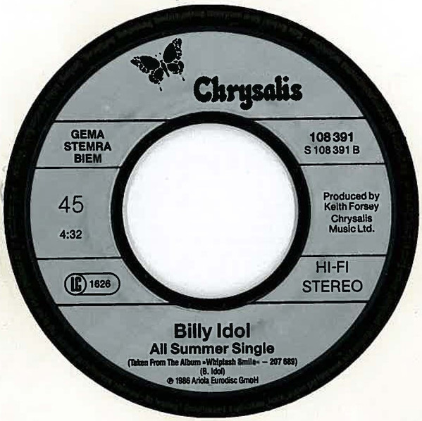 Cover zu Billy Idol - To Be A Lover | 1986 | Vinyl | Rock | Europe Schallplatten Ankauf