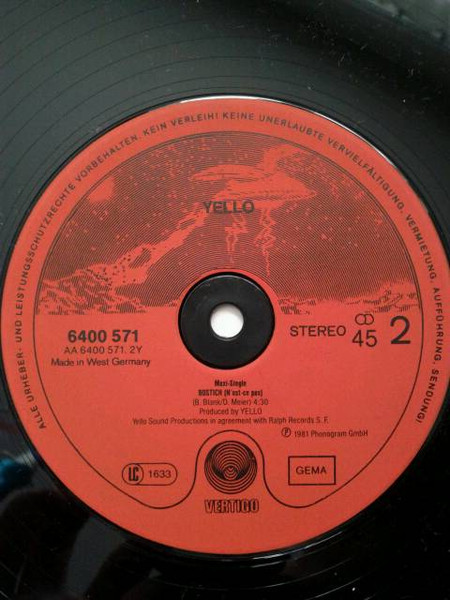 Cover zu Yello - Pinball Cha Cha / Bostich (N'est-Ce Pas) | 1982 | Vinyl, 12