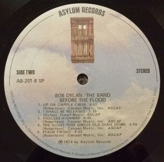 Cover zu Bob Dylan / The Band - Before The Flood | 1974 | Vinyl, LP, Album | Rock | US