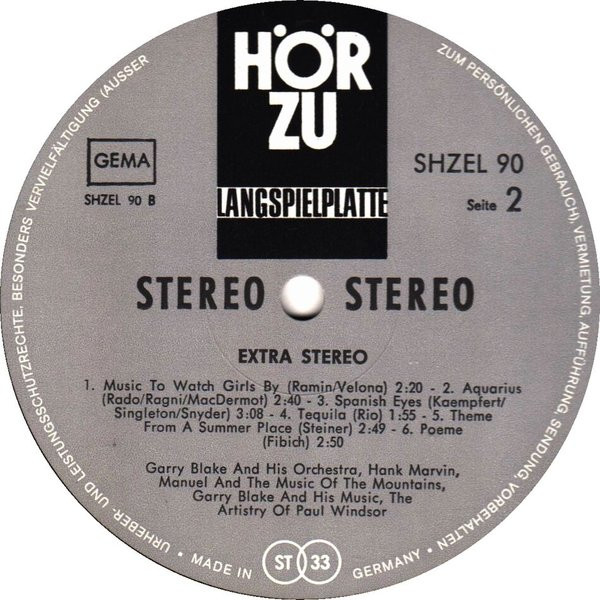 Cover zu Various - Extra Stereo | Vinyl | Jazz | Germany Schallplatten Ankauf